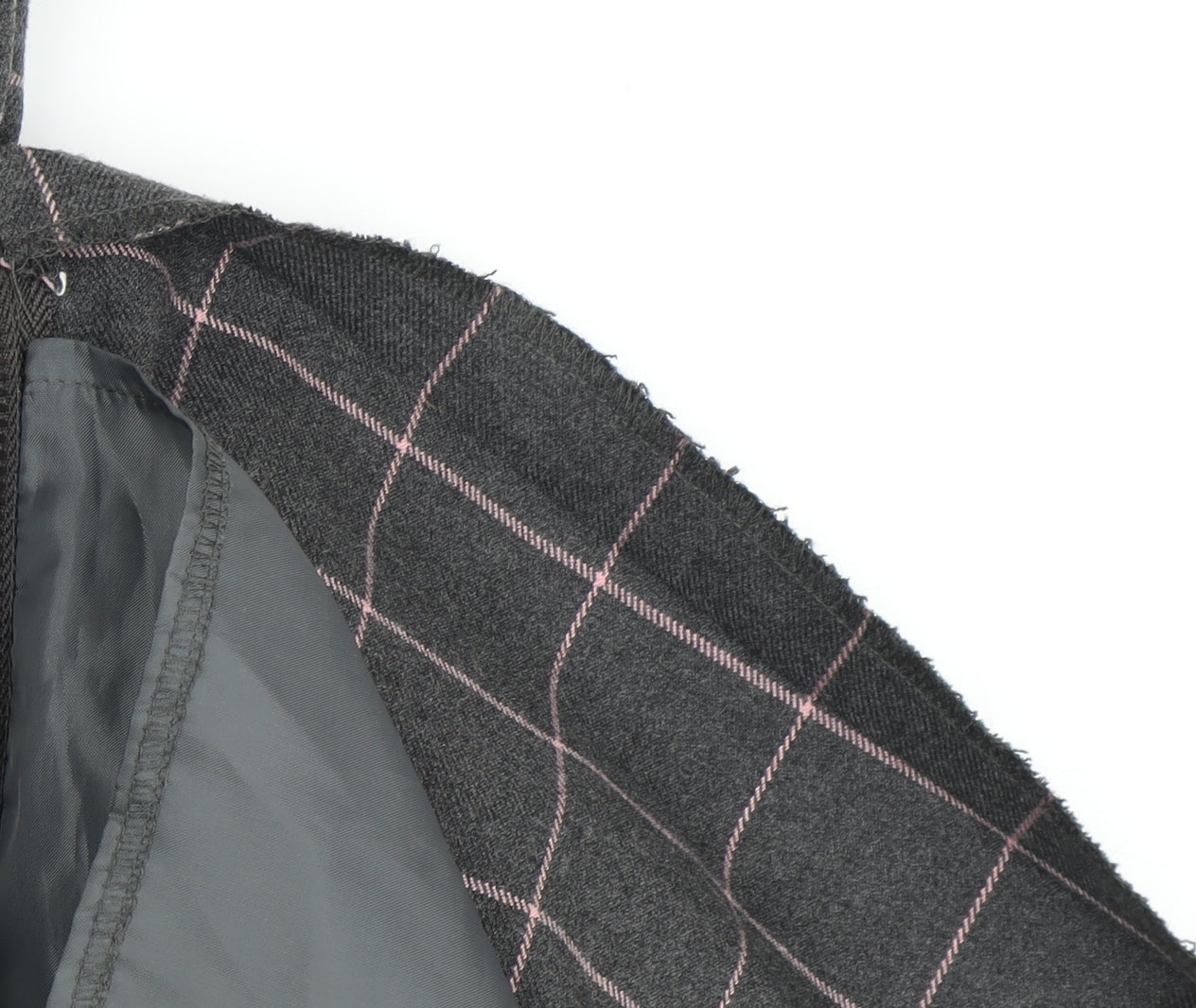 Oasis Women's Grey Check Pinafore Dress Size 10