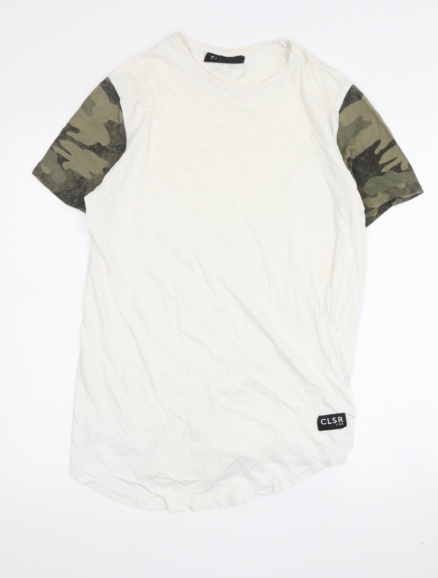 Mens UK Size M Closure London Beige  T-Shirt