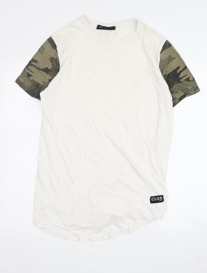 Mens UK Size M Closure London Beige  T-Shirt