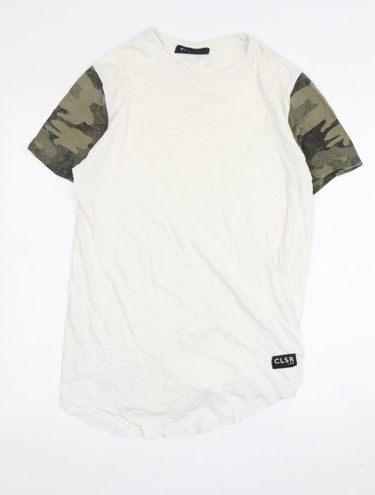 Mens UK Size M Closure London Beige  T-Shirt