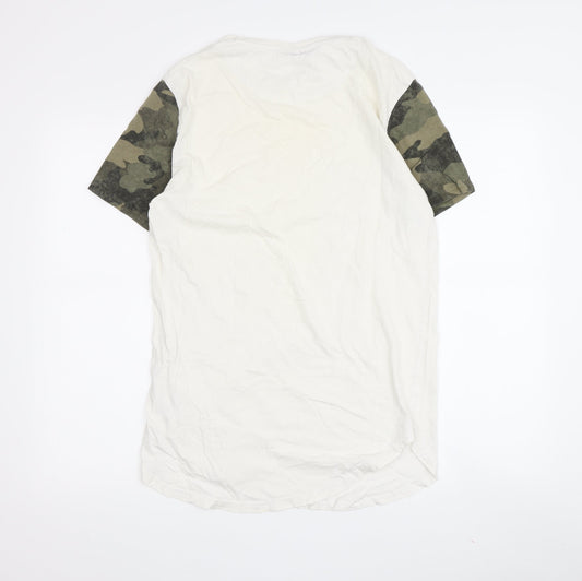 Mens UK Size M Closure London Beige  T-Shirt