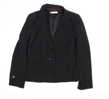 Womens UK Size 12 Planet Black Basic Jacket