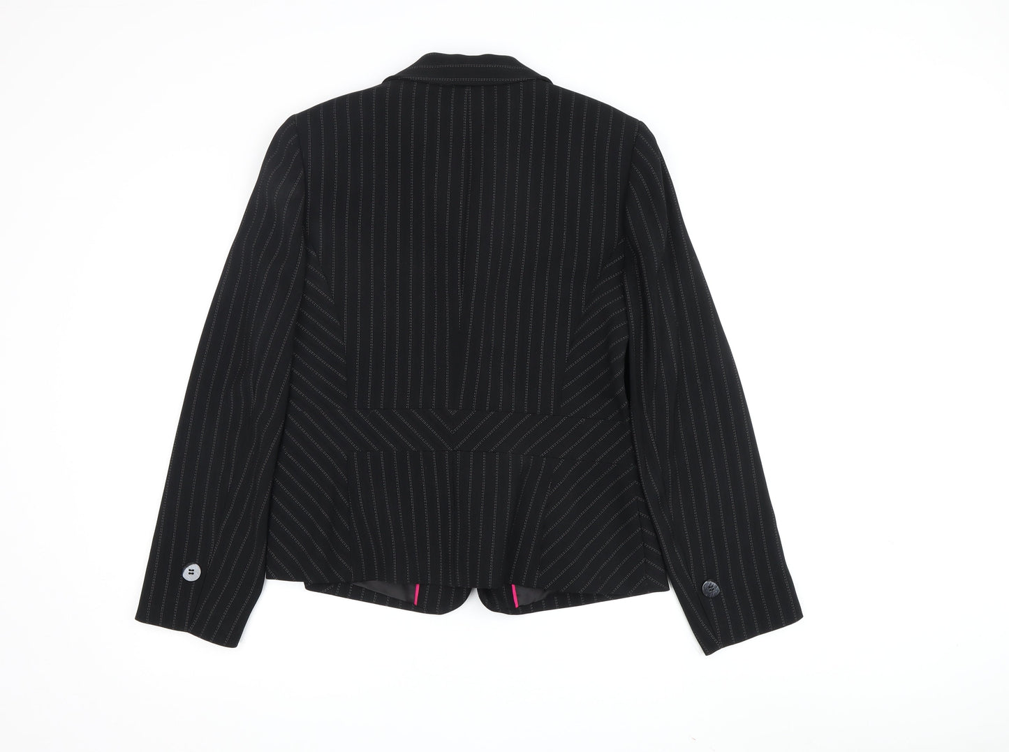 Womens UK Size 12 Planet Black Basic Jacket