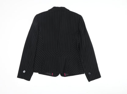 Womens UK Size 12 Planet Black Basic Jacket