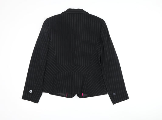Womens UK Size 12 Planet Black Basic Jacket