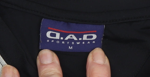 D.A.D Sportswear Men's Medium Black T-Shirt