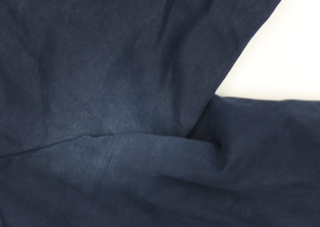 Marks and Spencer Men's Blue Chino Trousers, Size 36