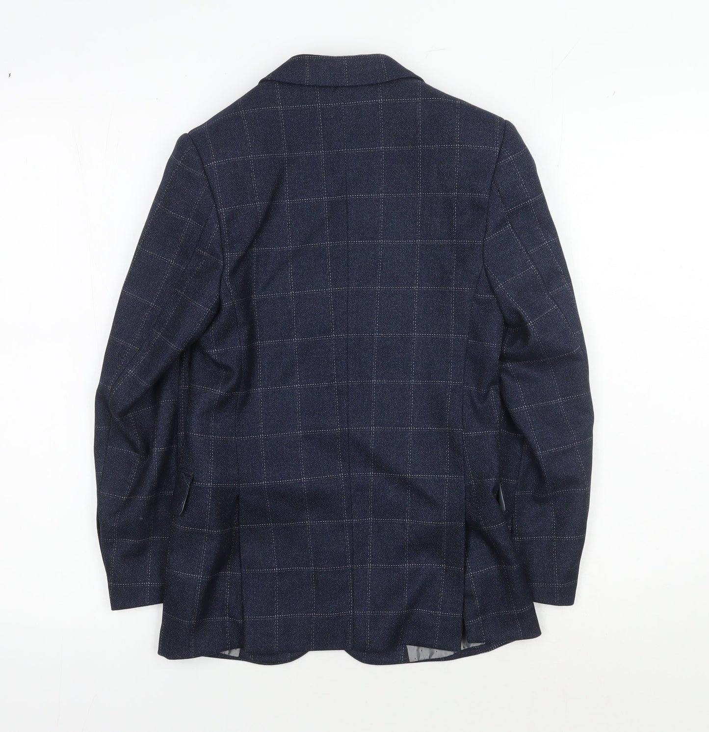 Paisley London Boys Navy Checked Blazer UK 10