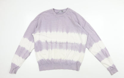 Womens UK Size 12 ASOS DESIGN Purple Pullover Sweatshirt