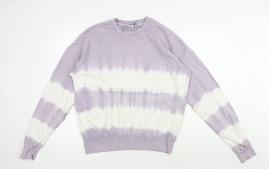 Womens UK Size 12 ASOS DESIGN Purple Pullover Sweatshirt