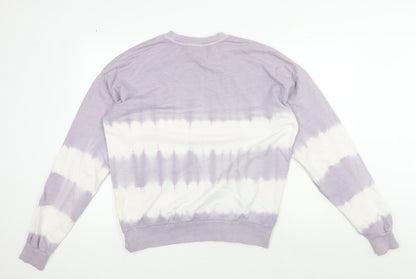 Womens UK Size 12 ASOS DESIGN Purple Pullover Sweatshirt