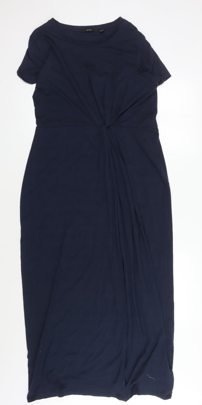 Vero Moda Women's Blue Long Bodycon Dress - XL