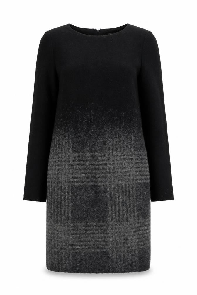 Mango Women's XS Black Grey Sheath Dress