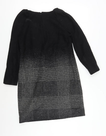 Mango Women's XS Black Grey Sheath Dress