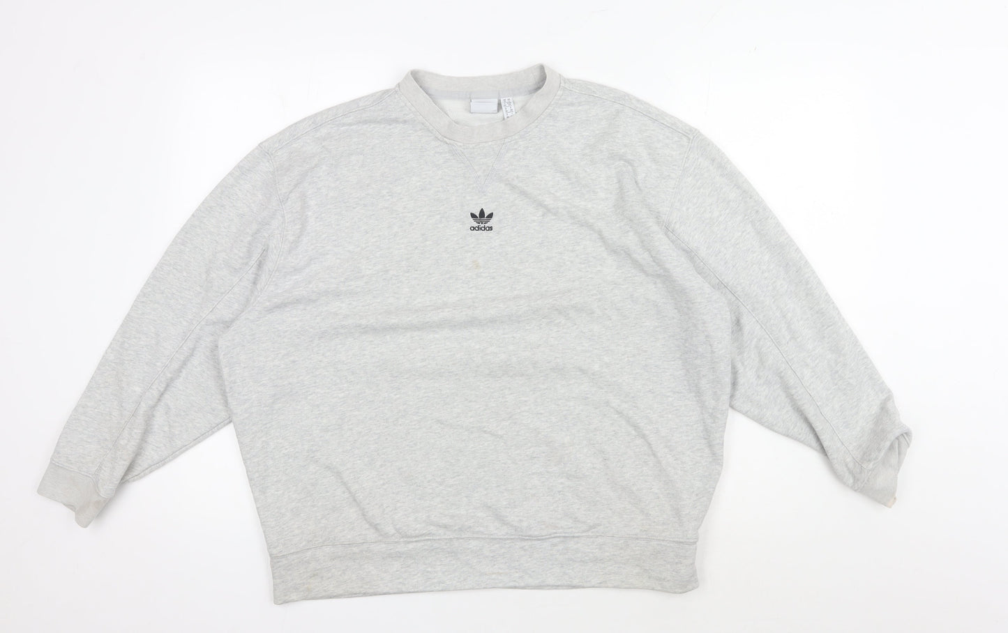 Adidas Grey Unisex Pullover Sweatshirt S