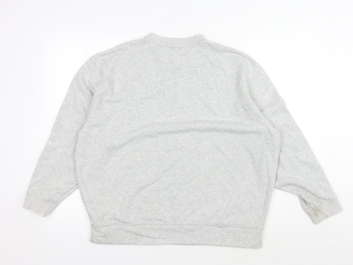 Adidas Grey Unisex Pullover Sweatshirt S