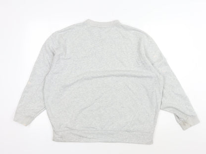 Adidas Grey Unisex Pullover Sweatshirt S