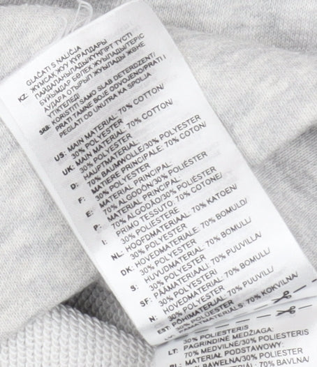 Adidas Grey Unisex Pullover Sweatshirt S