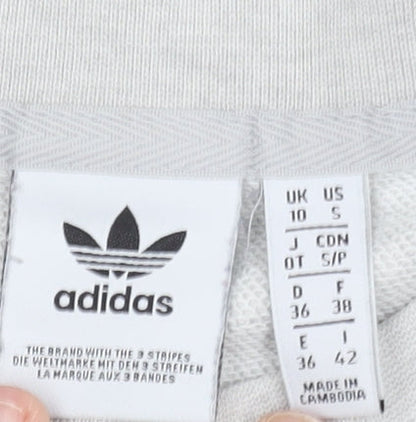 Adidas Grey Unisex Pullover Sweatshirt S