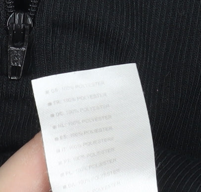 Trespass Unisex Black Pullover 2XS, High Neck, 1/4 Zip