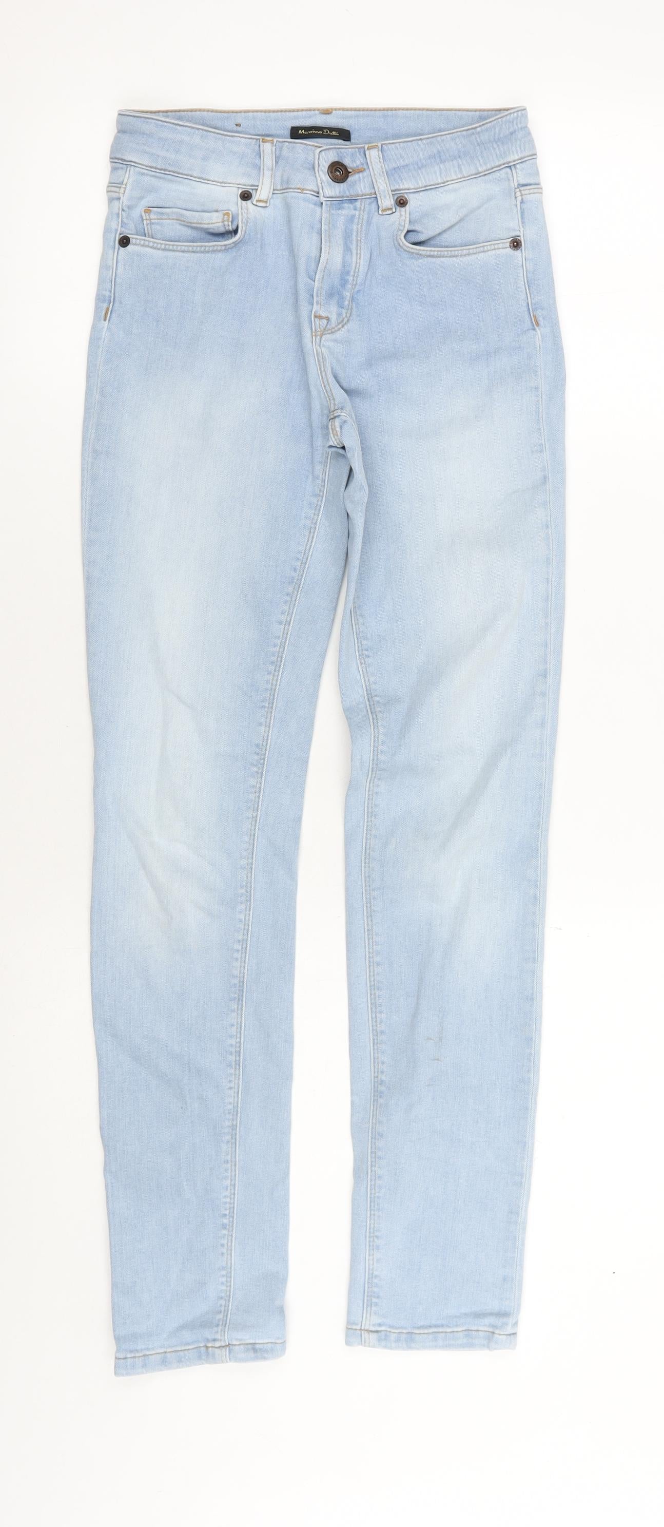 Massimo Dutti Women's Skinny Blue Jeans Size 6