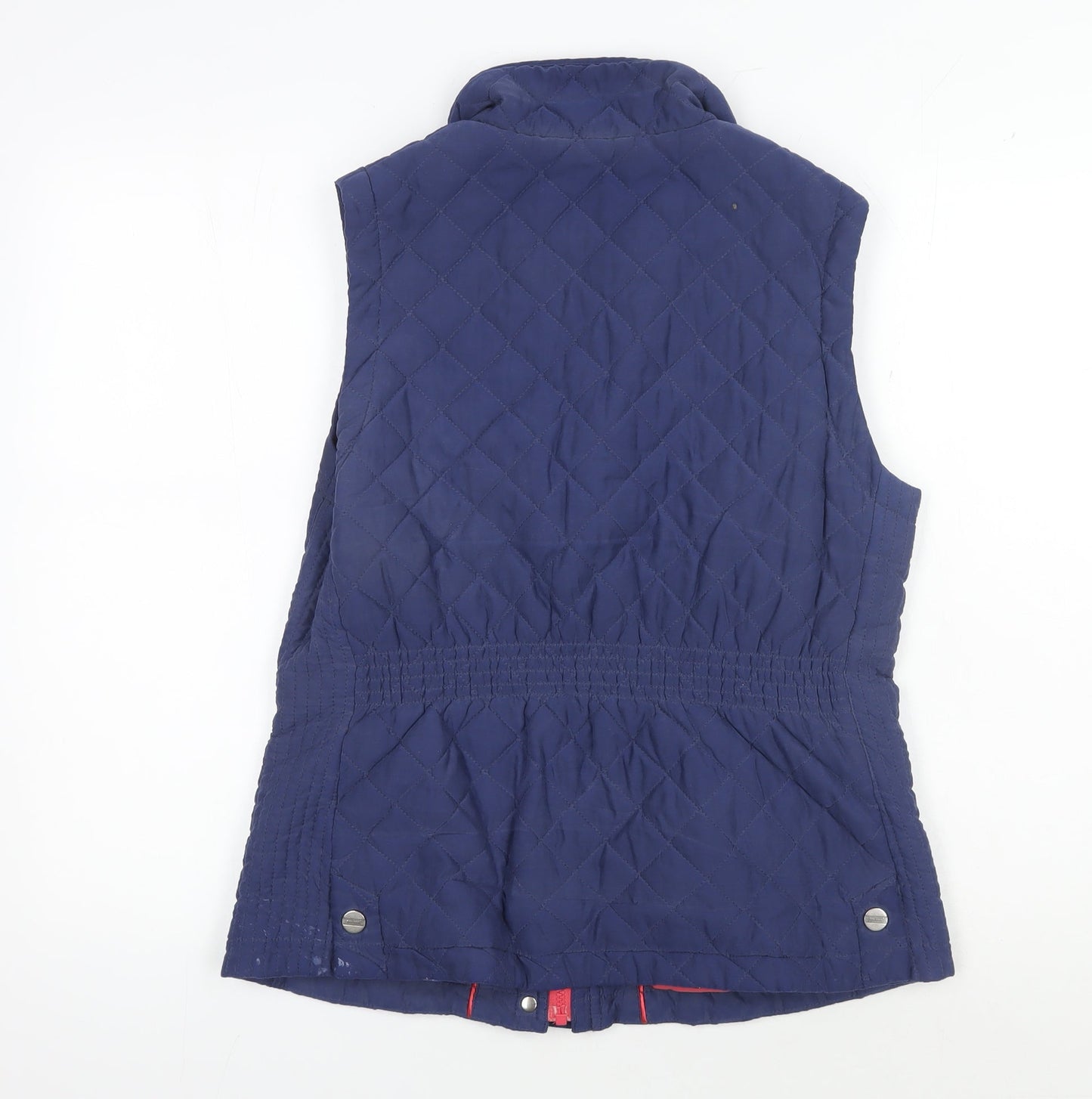 Womens UK Size M Marks and Spencer Blue Quilted Coat