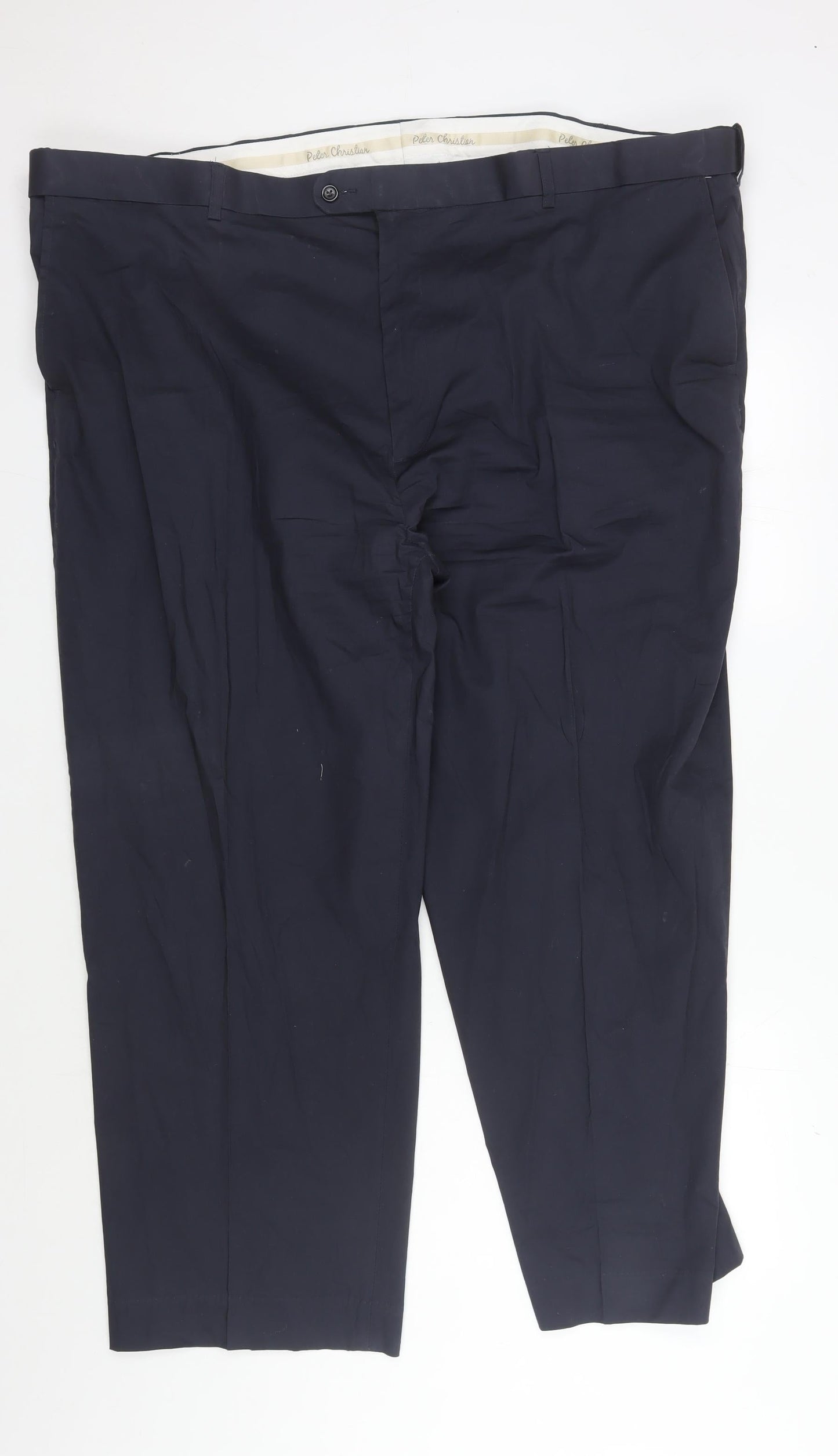 Peter Christian Women's Black Straight Trousers Size 42