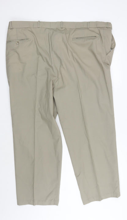 Mens UK Size 2XL Peter Christian   Beige Trousers