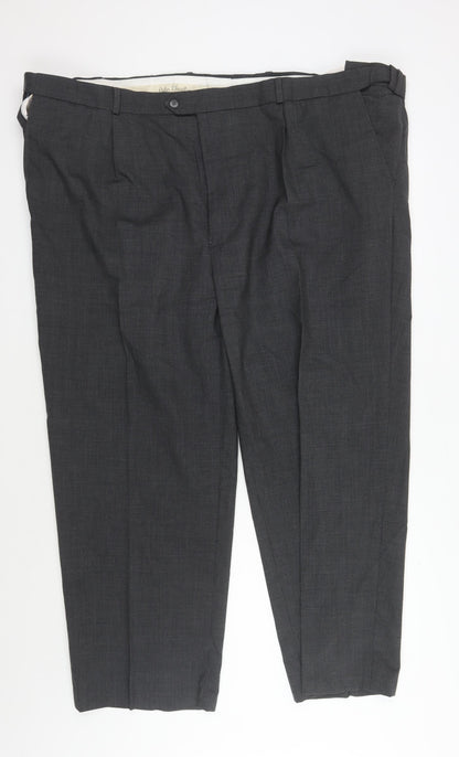 Peter Christian Men's Grey Wool Trousers 48
