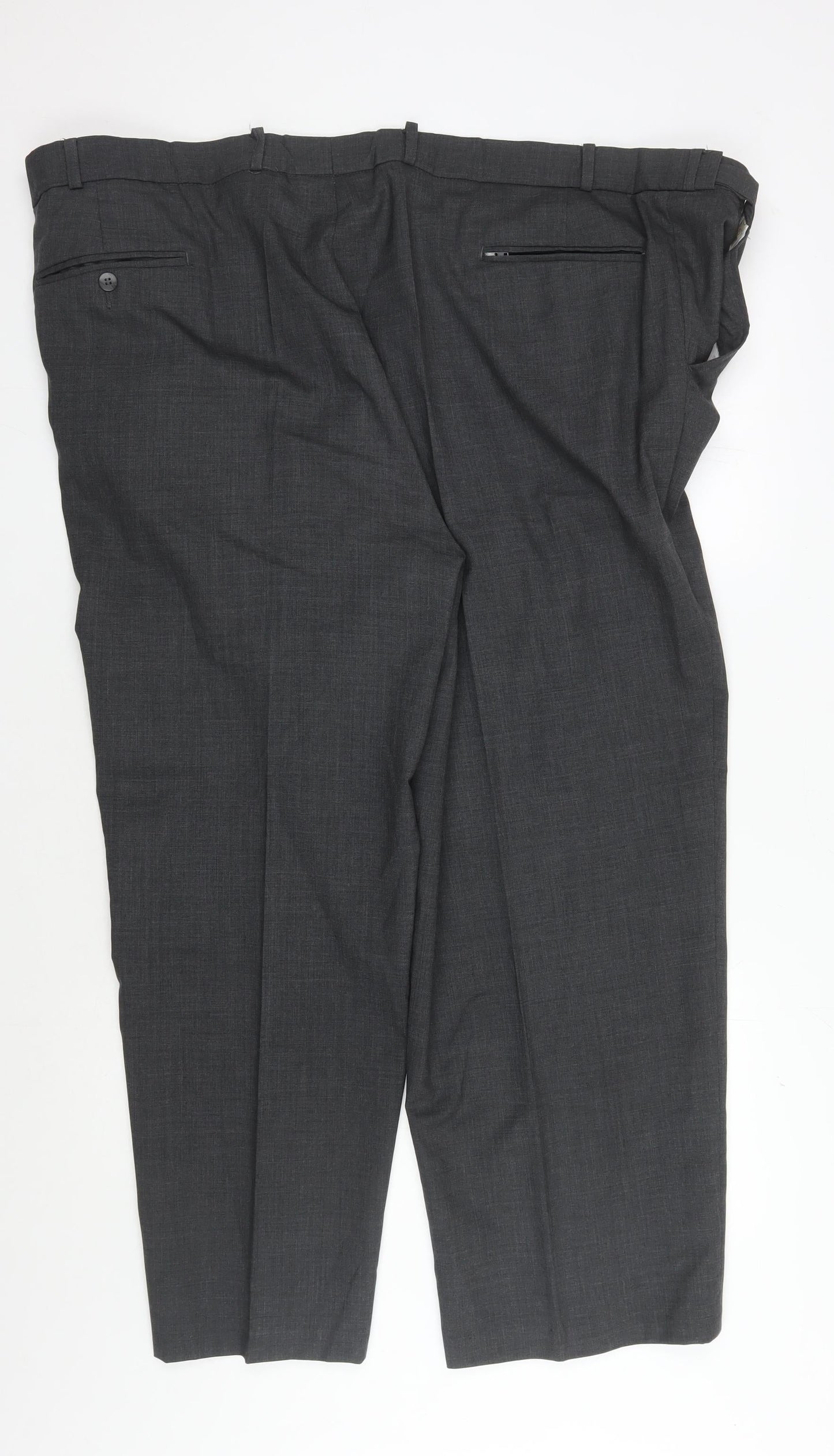 Peter Christian Men's Grey Wool Trousers 48