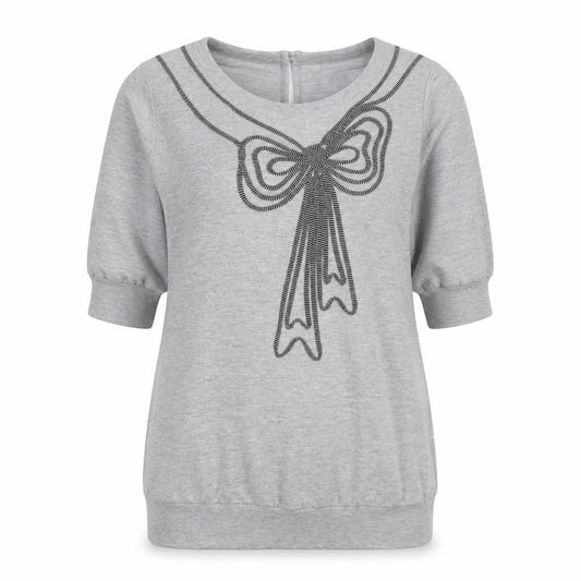 Womens UK Size 10 Ted Baker Grey Basic T-Shirt