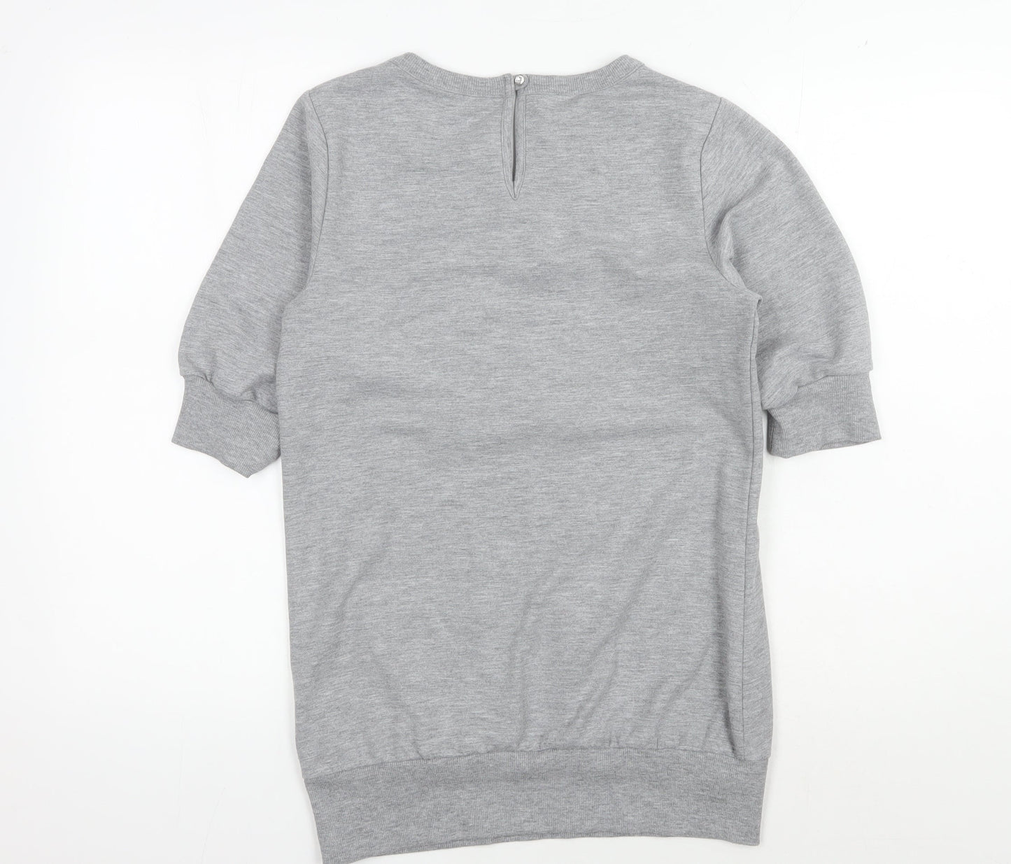 Womens UK Size 10 Ted Baker Grey Basic T-Shirt