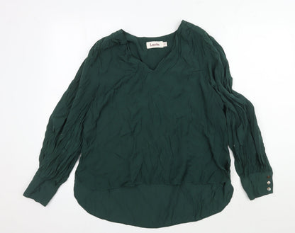 Womens UK Size 14 Louche Green  Blouse