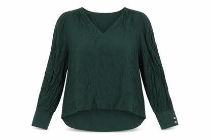 Womens UK Size 14 Louche Green  Blouse