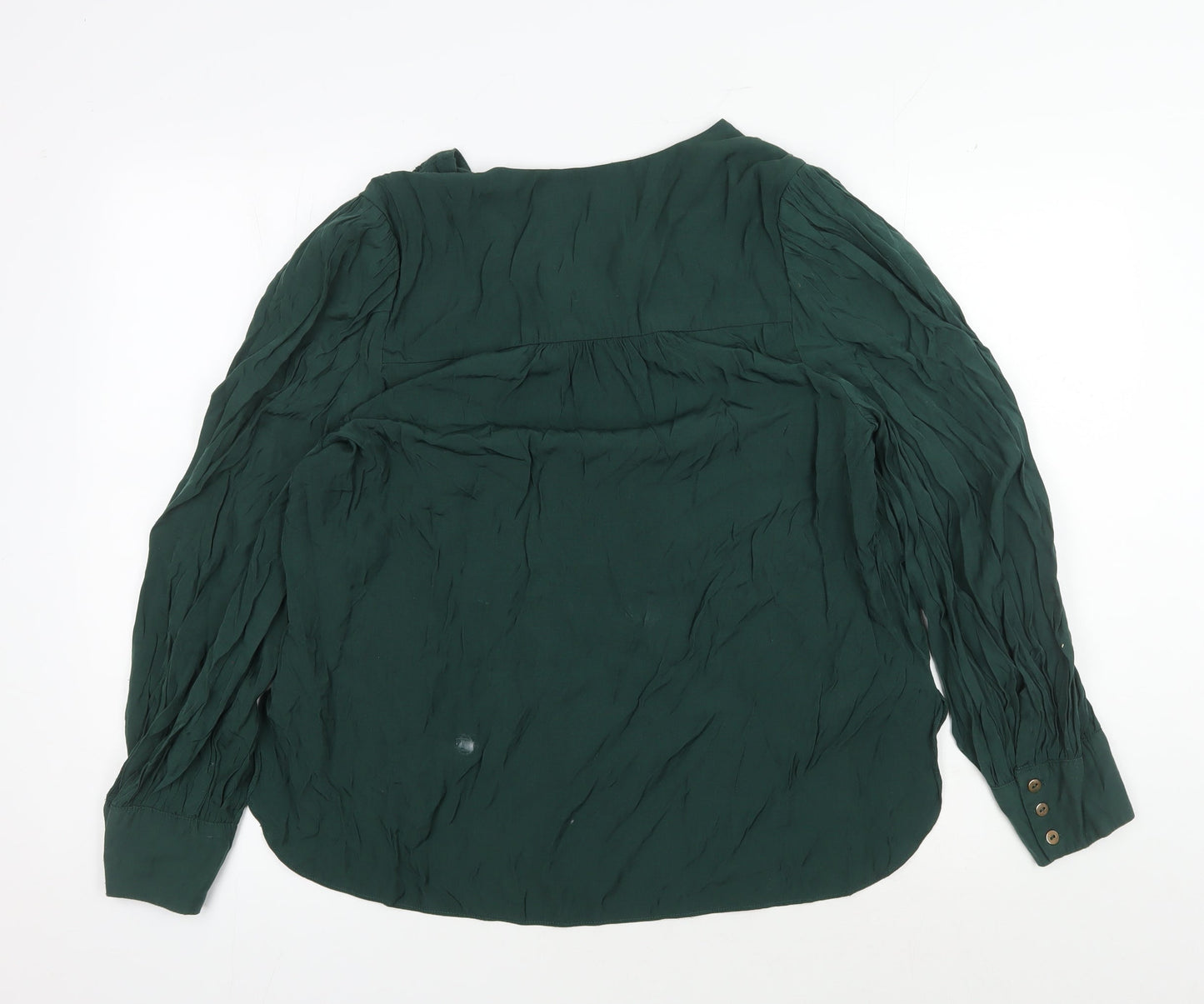 Womens UK Size 14 Louche Green  Blouse