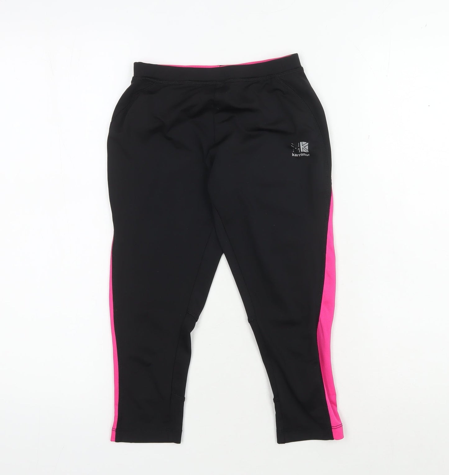 Karrimor Girls Black Running Leggings 11-12 Years Reflective
