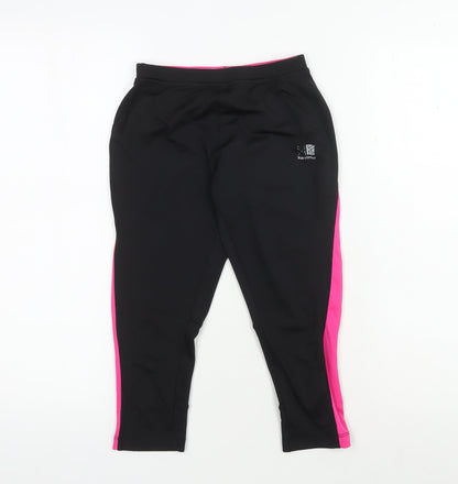 Karrimor Girls Black Running Leggings 11-12 Years Reflective