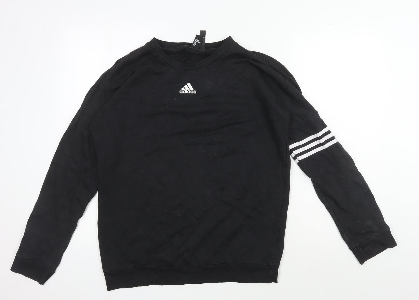 Adidas Black Unisex Pullover Sweatshirt Size 10