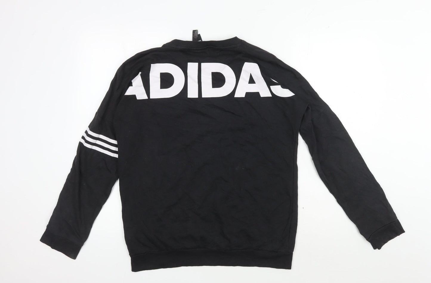 Adidas Black Unisex Pullover Sweatshirt Size 10