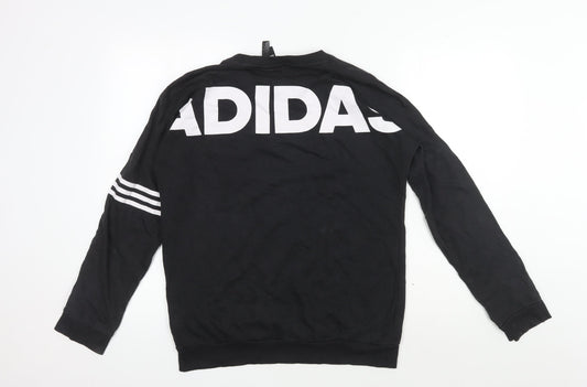 Adidas Black Unisex Pullover Sweatshirt Size 10