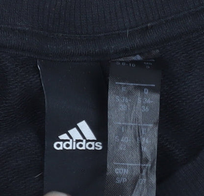 Adidas Black Unisex Pullover Sweatshirt Size 10