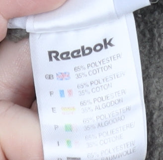 Mens UK Size M Reebok Green Pullover Sweatshirt