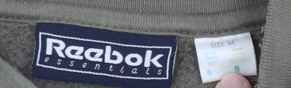 Mens UK Size M Reebok Green Pullover Sweatshirt