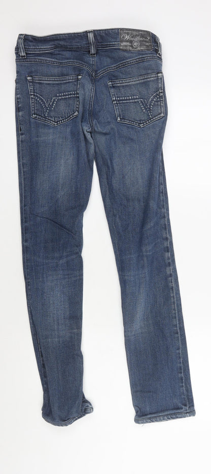 Woodland Men's Blue Straight Jeans Size 28