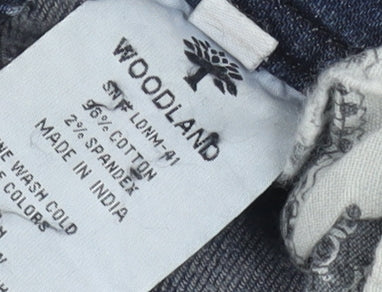 Woodland Men's Blue Straight Jeans Size 28