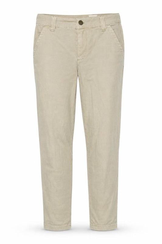 Womens UK Size 8 Oasis Regular Fit Chino Beige Trousers