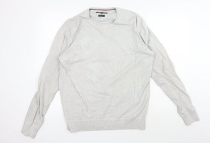 Tommy Hilfiger Men's Grey Pullover Jumper Size L