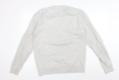 Tommy Hilfiger Men's Grey Pullover Jumper Size L