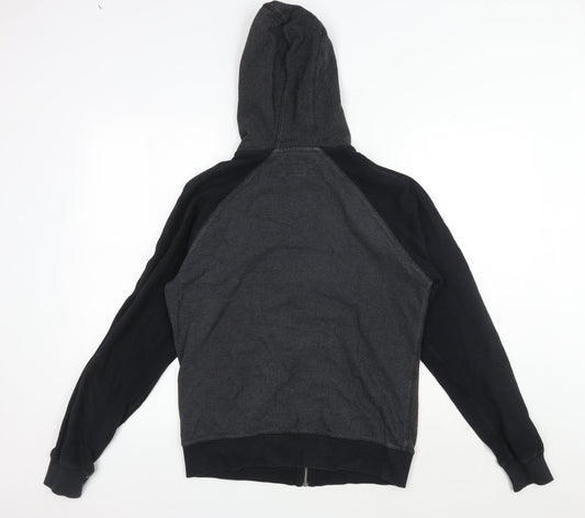 Mens UK Size S Penguin Black Full Zip Hoodie