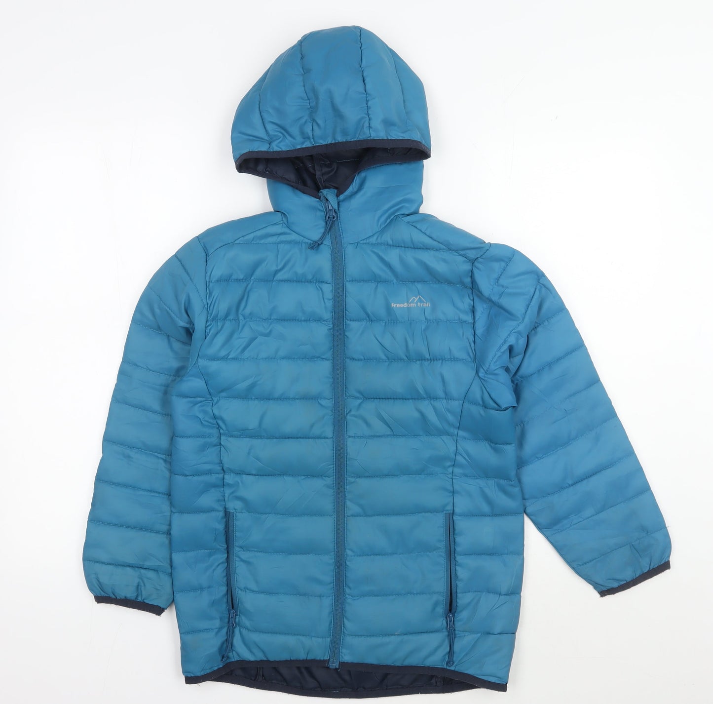 Freedom Trail Girls Blue Puffer Jacket 9-10 Years